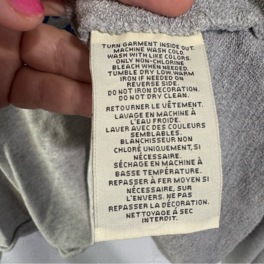 Denim & Supply Ralph Lauren Gray Sweatshirt with Blue Print large - Picture 6 of 6
